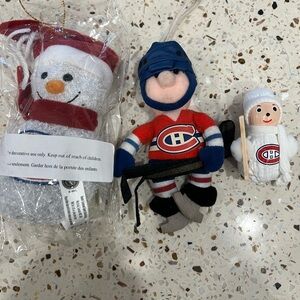 Montreal Canadiens Hockey Plush ornaments